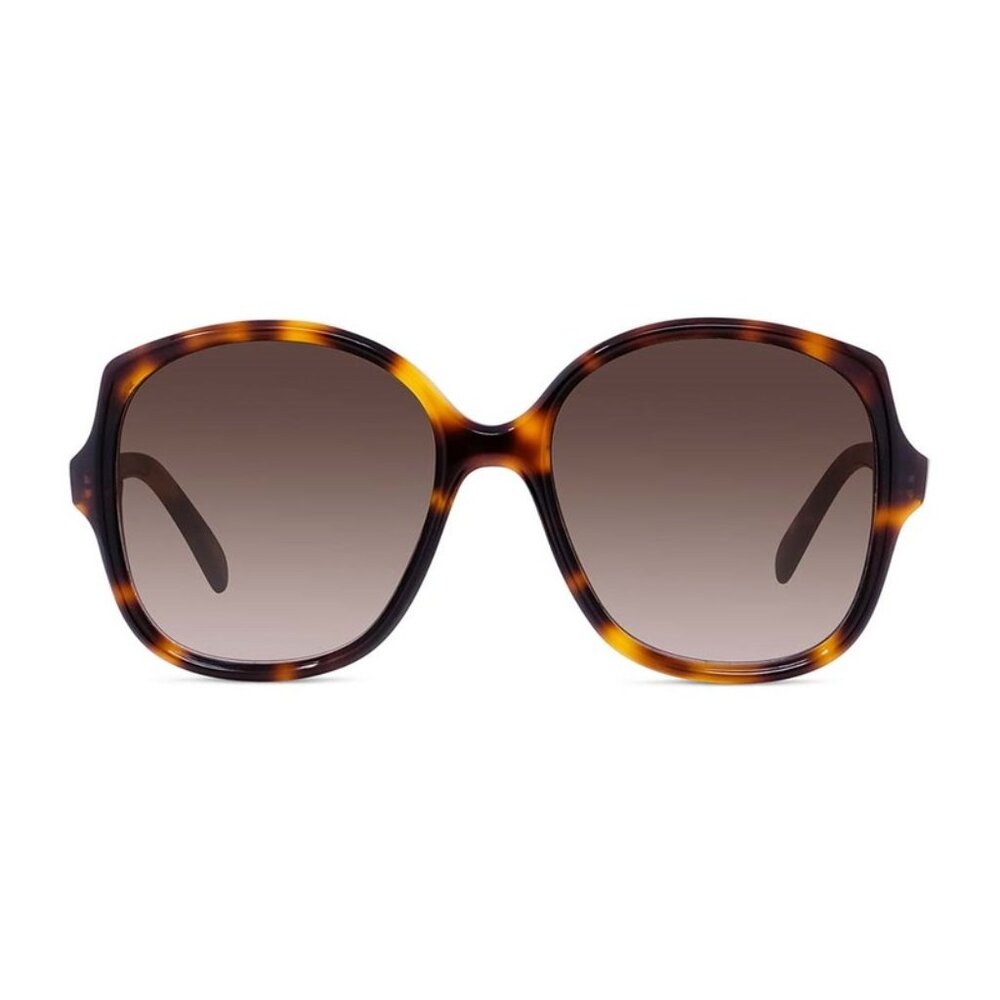 NEW CELINE WOMEN ROUND SUNGLASSES CELINE CL40172U 52F HAVANA BROWN EYEWEAR - Picture 2 of 3